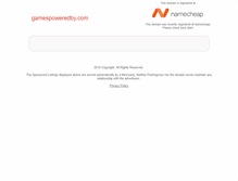 Tablet Screenshot of gamespoweredby.com